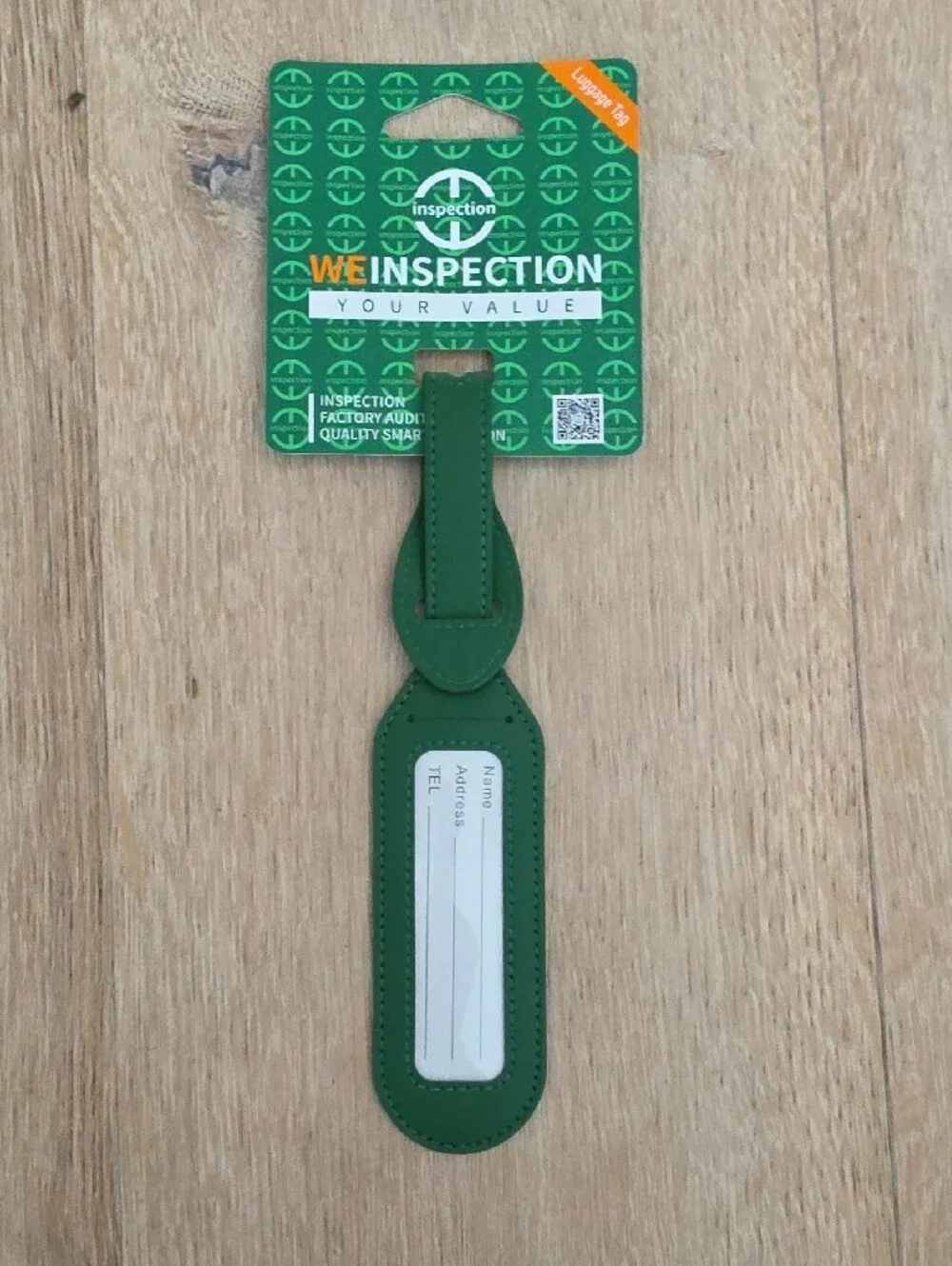 NWT Green Luggage Tag